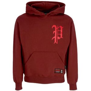 Propaganda, Heren, Sweatshirts & Hoodies, Rood, Maat: S Katoen,