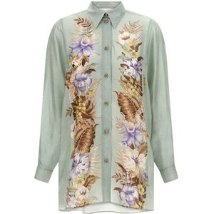 Zimmermann, Dames, Blouses & Shirts, Veelkleurig, Maat: XS Zijde,