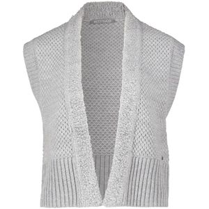 Betty & Co, Dames, Truien, Grijs, Maat: 3XL Leer,