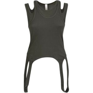 Dion Lee, Dames, Tops, Groen, Maat: M Katoen,