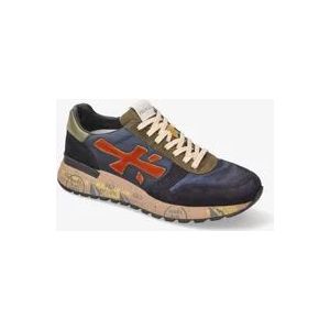 Premiata Mick Groene Casual Sneakers , Multicolor , Heren , Maat: 40 EU