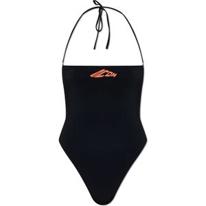 Dsquared2, Dames, Badkleding, Zwart, Maat: XS Zijde,