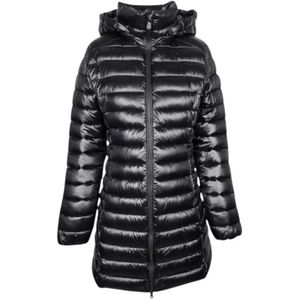 Save The Duck, Dames, Mantels, Zwart, Maat: XS Leer,