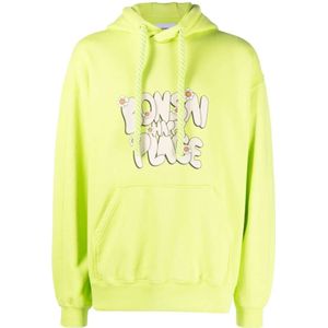 Bonsai, Heren, Sweatshirts & Hoodies, Groen, Maat: XL Katoen,