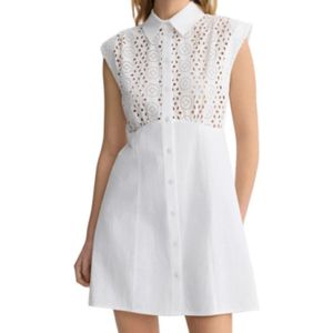 Liu Jo, Dames, Jurken, Wit, Maat: XL Katoen,