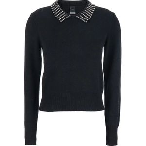 Pinko - Maglia Nero - Poloshirt - Zwart - Dames