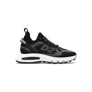 Dsquared2 Run DS2 sneakers , Black , Heren , Maat: 43 1/2 EU