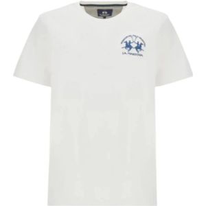 La Martina, Heren, Tops, Wit, Maat: L Katoen,