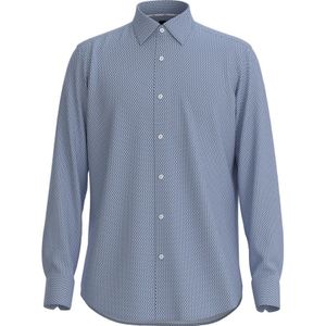 Hugo Boss, Heren, Overhemden, Blauw, Maat: 3XL Katoen,
