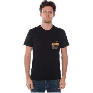 Daniele Alessandrini, Heren, Tops, Zwart, Maat: M Katoen,