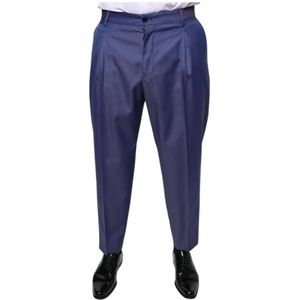 Dolce & Gabbana, Heren, Broeken, Blauw, Maat: M Wol,