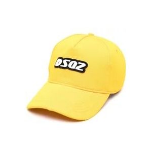 Dsquared2 Gele Logo Baseballpet , Yellow , Heren , Maat: ONE Size