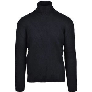 Drumohr, Heren, Truien, Zwart, Maat: XL Wol,