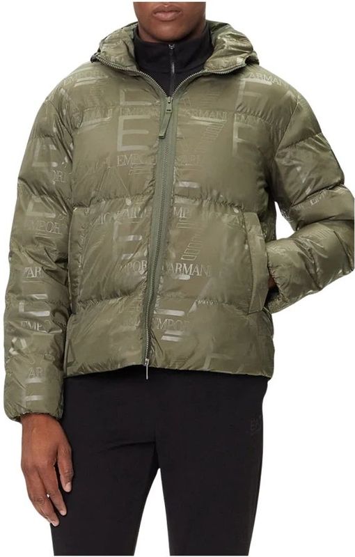 EA7 Emporio Armani - MOUNTAIN - Gewatteerd Jack - Regular Fit - All-over Logoprint