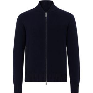 Paolo Pecora, Heren, Truien, Blauw, Maat: S Wol,