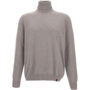 Fay, Heren, Truien, Grijs, Maat: S Wol,