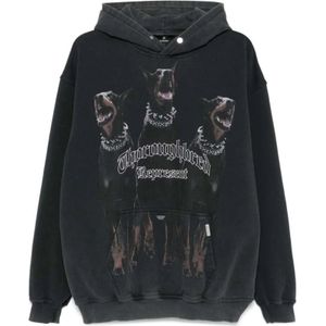 Represent, Heren, Sweatshirts & Hoodies, Zwart, Maat: S Katoen,