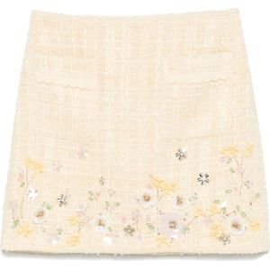 Elisabetta Franchi, Dames, Rokken, Geel, Maat: S