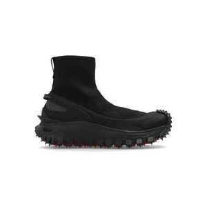 Moncler Trailgrip Knit hoge sneakers , Black , Dames , Maat: 39 EU