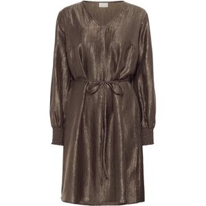 Kaffe Jurk 'KARizz'  bruin