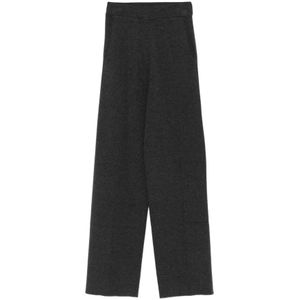 Max Mara, Dames, Broeken, Grijs, Maat: S