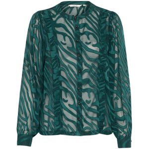 Cream, Dames, Blouses & Shirts, Groen, Maat: XS Poliester,