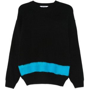 Msgm, Heren, Truien, Zwart, Maat: M