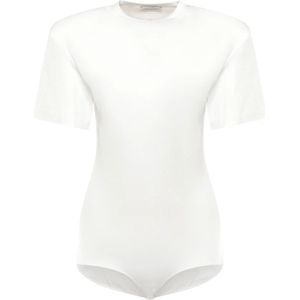 Magda Butrym, Dames, Tops, Wit, Maat: 2XS Katoen,