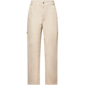 Drykorn, Dames, Broeken, Beige, Maat: W29 L32 Katoen,