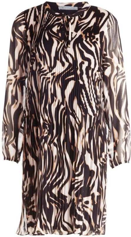 Betty & Co, Dames, Jurken, Veelkleurig, Maat: S Poliester,