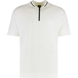 Hugo, Heren, Tops, Wit, Maat: M Katoen,