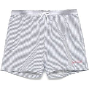 Maison Labiche, Heren, Badkleding, Blauw, Maat: S Zijde,