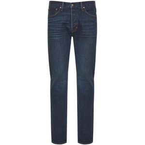 Tom Ford, Heren, Jeans, Blauw, Maat: W40 Katoen,