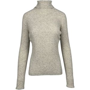D.Exterior, Dames, Truien, Beige, Maat: L Zijde,