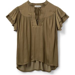 Sofie Schnoor, Dames, Blouses & Shirts, Groen, Maat: L