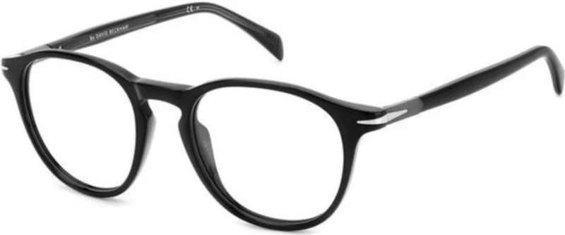 David Beckham - DB 1126 - Bril - Zwart - Acetaat - Ronde Vorm