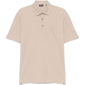 Zegna, Heren, Tops, Beige, Maat: 3XL Katoen,