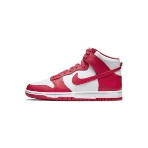 Nike University Red Dunk High Sneaker , Red , Heren , Maat: 47 1/2 EU
