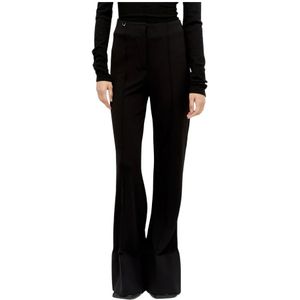 Jacquemus, Dames, Broeken, Zwart, Maat: S Polyamide,