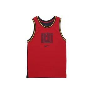 Nike NBA Courtside DNA Dri-Fit Grafische Tank , Red , Heren , Maat: XL