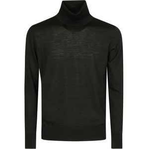 Hindustrie, Heren, Truien, Groen, Maat: M Wol,