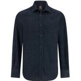 Boggi Milano, Heren, Overhemden, Blauw, Maat: S Velours,