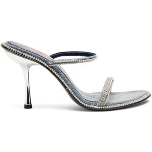 Diesel, Dames, Schoenen, Blauw, Maat: 37 EU Denim,