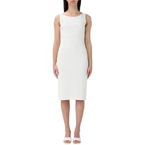 Emporio Armani, Dames, Jurken, Wit, Maat: M Viscose,