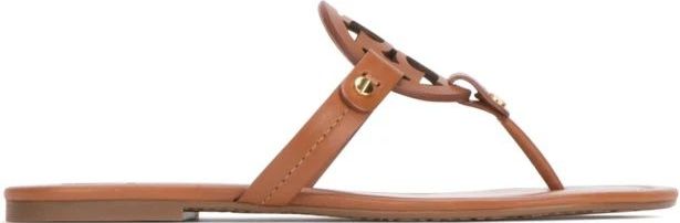 Tory Burch - Miller - Leren Sandalen - Bruin