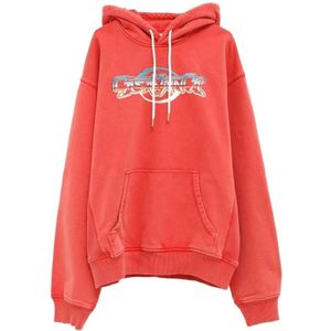 Casablanca, Heren, Sweatshirts & Hoodies, Oranje, Maat: L