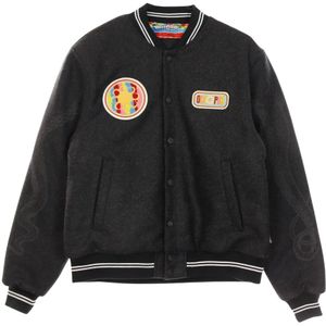 Octopus, Heren, Jassen, Grijs, Maat: XS