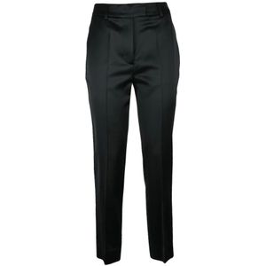 Mauro Grifoni, Dames, Broeken, Zwart, Maat: 2XS Wol,