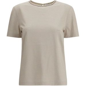 Brunello Cucinelli, Dames, Tops, Veelkleurig, Maat: XS Jersey,
