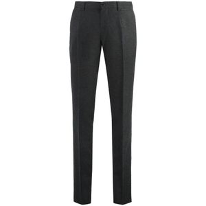 Dolce & Gabbana, Heren, Broeken, Grijs, Maat: L
